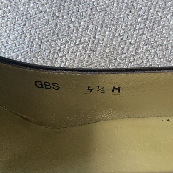 Charles Jourdan Paris Brown Patent Leather Pumps with 3 in Block Heels Size 4.5M - Picture 6 of 8